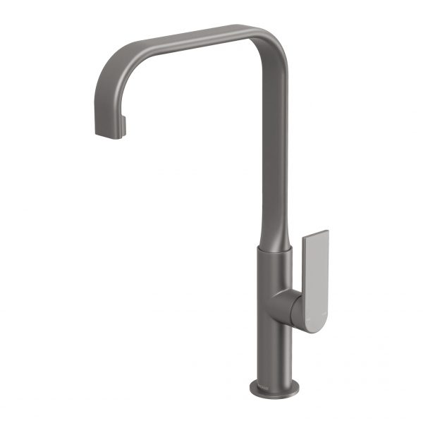 Teel Sink Mixer 200mm Squareline Gun Metal 119-0600-30