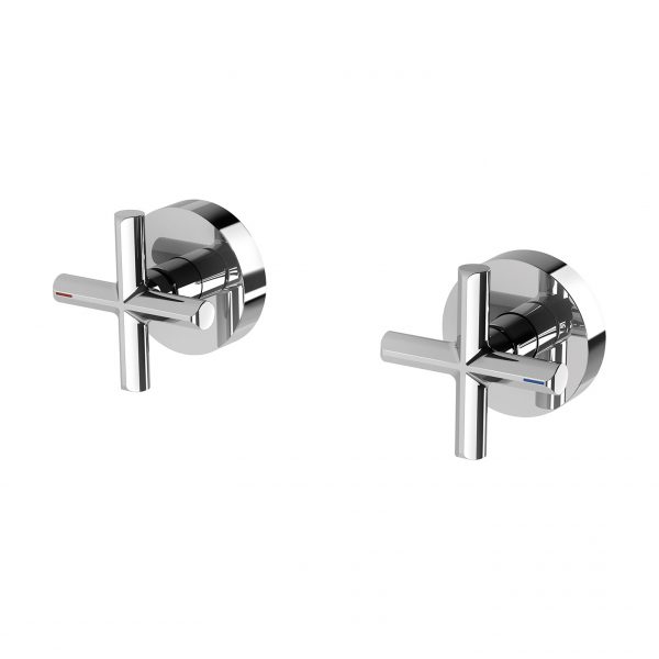Vivid Slimline Plus Wall Top Assemblies Lead Free Chrome 119-0600-00-1