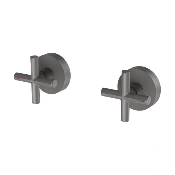 Vivid Slimline Plus Wall Top Assemblies Gun Metal 119-0600-30