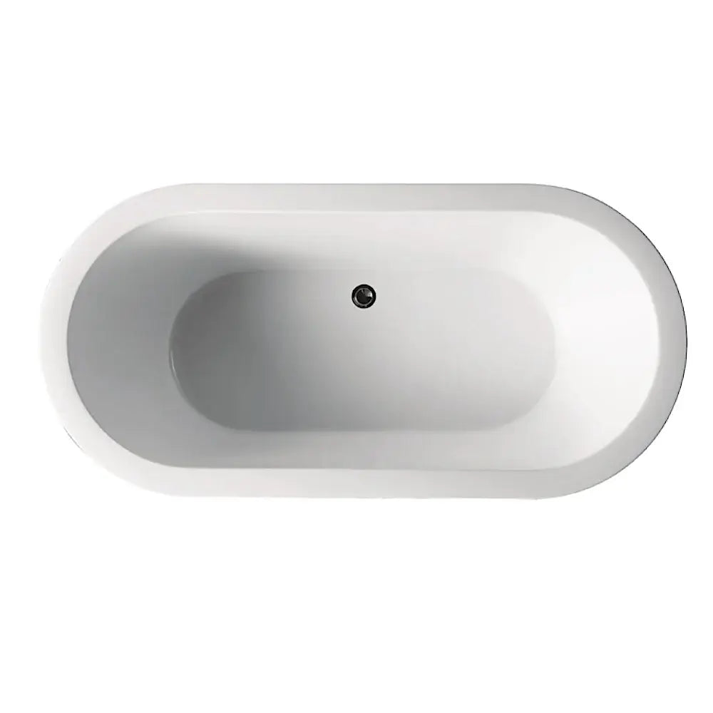 Cool Freestanding Bath White with Integrated Overflow CO1500WIO & CO18 ...
