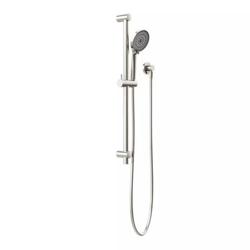 Round Metal Project Rail Shower Brushed Nickel NR318BN