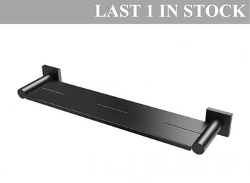 Radii Metal Shelf Square Plate Matte Black RS886 MB