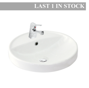 Argent Azure 450 Round Counter Top Basin 1 Tap Hole FC20TUL01