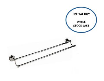Skygate 750mm Double Towel Rail Chrome WSK1001CP